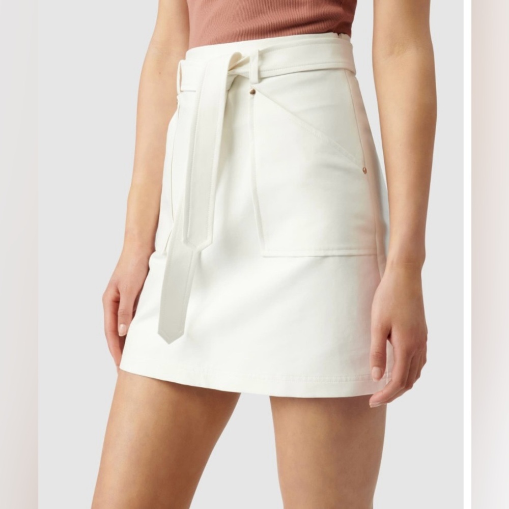 Forever New Adeline Aline Belted Mini Skirt